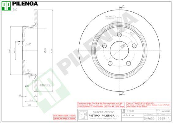 Pilenga 5289 - Disc frana aaoparts.ro