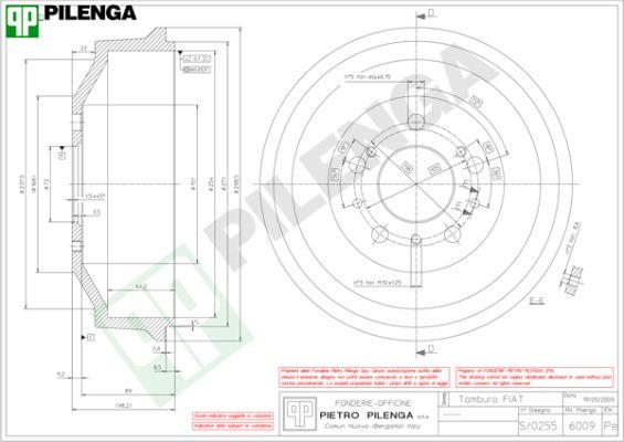 Pilenga 6009 - Tambur frana aaoparts.ro