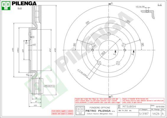 Pilenga V626 - Disc frana aaoparts.ro