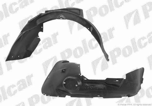 Polcar 9549FL1Q - Carenaj,cpasaj roata aaoparts.ro