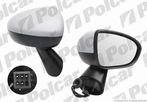 Polcar 5546524M - Oglinda exterioara aaoparts.ro