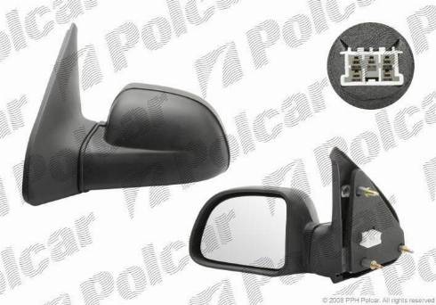 Polcar 6006525M - Oglinda exterioara aaoparts.ro