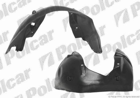 Polcar 2431FL-1 - Carenaj,cpasaj roata aaoparts.ro