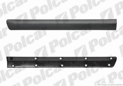 Polcar 28000021 - Elemente decorative / protectie, portiera aaoparts.ro