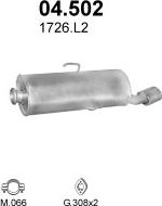 Polmo POLMO30003 - Sistem de esapament aaoparts.ro