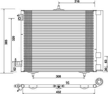 PowerMax 7110130 - Condensator, climatizare aaoparts.ro