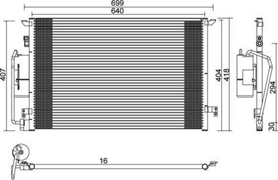 PowerMax 7110347 - Condensator, climatizare aaoparts.ro