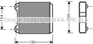 Prasco AI6183 - Schimbator caldura, incalzire habitaclu aaoparts.ro