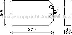 Prasco AI6393 - Schimbator caldura, incalzire habitaclu aaoparts.ro