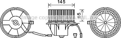 Prasco AI8375 - Electromotor, ventilatie interioara aaoparts.ro