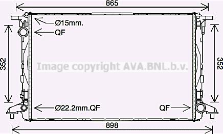 Prasco AI2412 - Radiator, racire motor aaoparts.ro