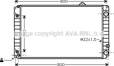 Prasco AI2099 - Radiator, racire motor aaoparts.ro