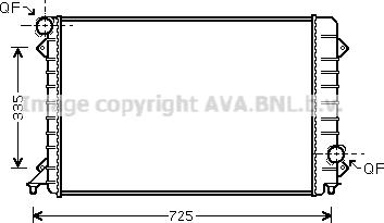 Prasco AI2196 - Radiator, racire motor aaoparts.ro