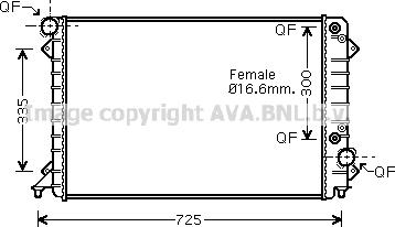 Prasco AI2197 - Radiator, racire motor aaoparts.ro