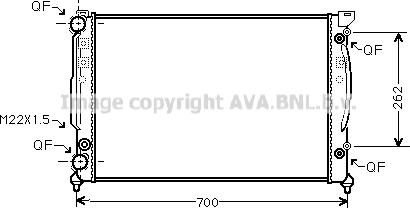 Prasco AI2122 - Radiator, racire motor aaoparts.ro