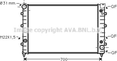 Prasco AI2127 - Radiator, racire motor aaoparts.ro