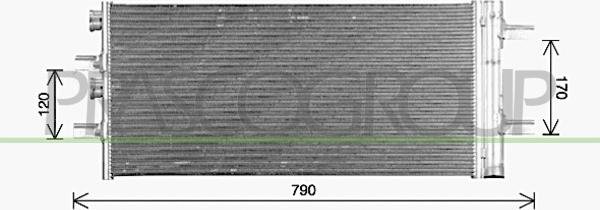 Prasco BM200C001 - Condensator, climatizare aaoparts.ro
