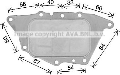 Prasco BW3594 - Radiator ulei, ulei motor aaoparts.ro