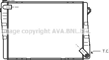 Prasco BW2039 - Radiator, racire motor aaoparts.ro