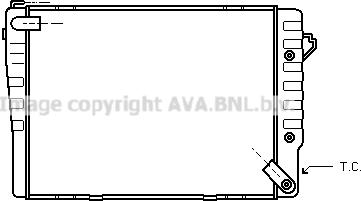 Prasco BW2038 - Radiator, racire motor aaoparts.ro