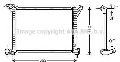 Prasco BW2263 - Radiator, racire motor aaoparts.ro
