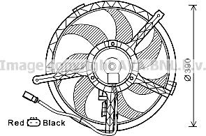 Prasco BW7535 - Ventilator, radiator aaoparts.ro