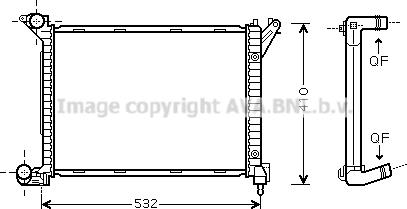 Prasco BWA2263 - Radiator, racire motor aaoparts.ro