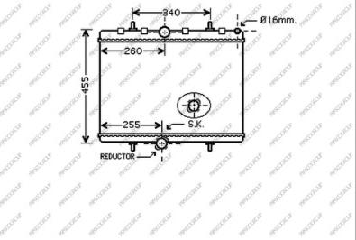 Prasco CI942R002 - Radiator, racire motor aaoparts.ro