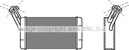 Prasco CN6024 - Schimbator caldura, incalzire habitaclu aaoparts.ro