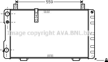 Prasco CN2045 - Radiator, racire motor aaoparts.ro
