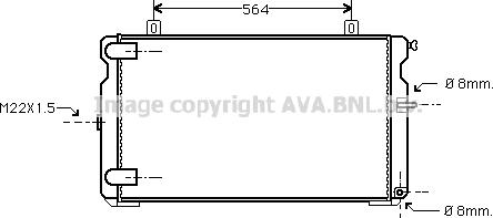 Prasco CN2008 - Radiator, racire motor aaoparts.ro