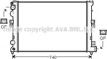 Prasco CN2078 - Radiator, racire motor aaoparts.ro