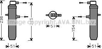 Prasco CND234 - Uscator,aer conditionat aaoparts.ro