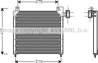 Prasco CR5016 - Condensator, climatizare aaoparts.ro