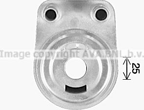 Prasco CR3142 - Radiator ulei, ulei motor aaoparts.ro