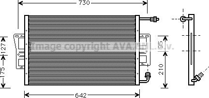 Prasco CT5026 - Condensator, climatizare aaoparts.ro