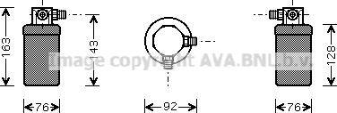 Prasco CTD030 - Uscator,aer conditionat aaoparts.ro
