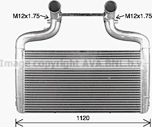 Prasco DF4097 - Intercooler, compresor aaoparts.ro