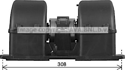 Prasco DF8099 - Electromotor, ventilatie interioara aaoparts.ro