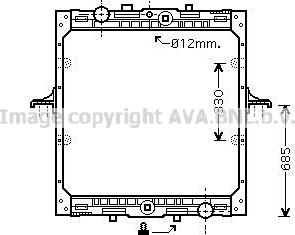 Prasco DF2029 - Radiator, racire motor aaoparts.ro