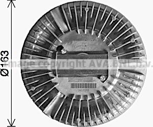 Prasco DFC090 - Cupla, ventilator radiator aaoparts.ro