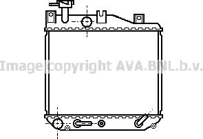 Prasco DU2012 - Radiator, racire motor aaoparts.ro