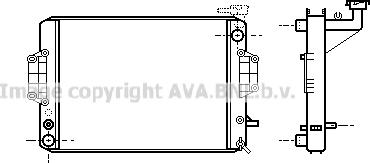 Prasco DU2022 - Radiator, racire motor aaoparts.ro