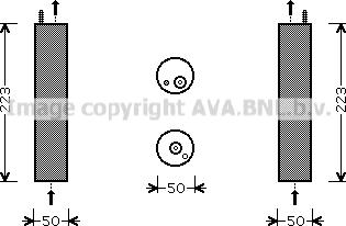 Prasco DWD057 - Uscator,aer conditionat aaoparts.ro