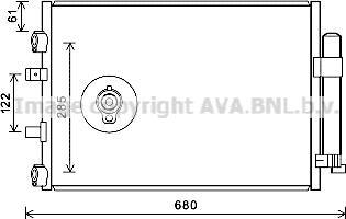 Prasco FD5484D - Condensator, climatizare aaoparts.ro