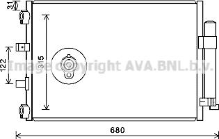Prasco FD5487D - Condensator, climatizare aaoparts.ro