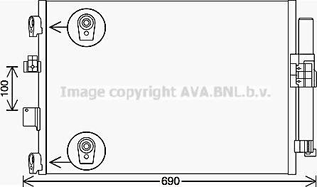 Prasco FD5654D - Condensator, climatizare aaoparts.ro