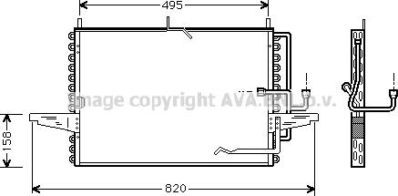 Prasco FD5255 - Condensator, climatizare aaoparts.ro