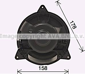 Prasco FD8653 - Electromotor, ventilatie interioara aaoparts.ro