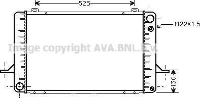 Prasco FD2052 - Radiator, racire motor aaoparts.ro